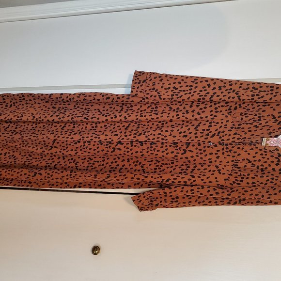 BOOHOO Tall Leopard Print Maxi Dress - Picture 2 of 3